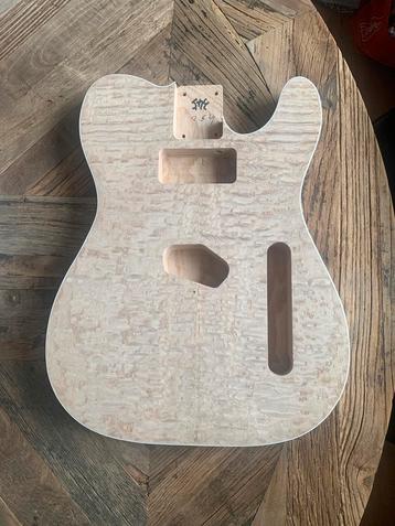 Telecaster body “ Ash with Burl Top ‘ newww