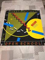 Vintage Poster Kunstinstituut - Open school, Gebruikt, Deurposter of groter, Rechthoekig Liggend, Ophalen of Verzenden