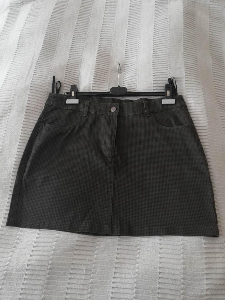 Rok, in pied de poule, nog in solden, Kleding | Dames, Rokken, Zo goed als nieuw, Maat 46/48 (XL) of groter, Overige kleuren, Boven de knie