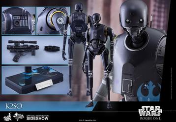 Hot Toys MMS406 Star Wars Rogue One K-2SO 1/6 (Disney) NEUF