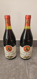 2 flessen Vignerons Ardéchois – Vin de Pays des Coteaux de l, Ophalen of Verzenden, Frankrijk, Rode wijn