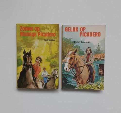 Zomer op manege Picadero + Geluk op Picadero (H. Taselaar), Livres, Livres pour enfants | Jeunesse | 10 à 12 ans, Utilisé, Fiction