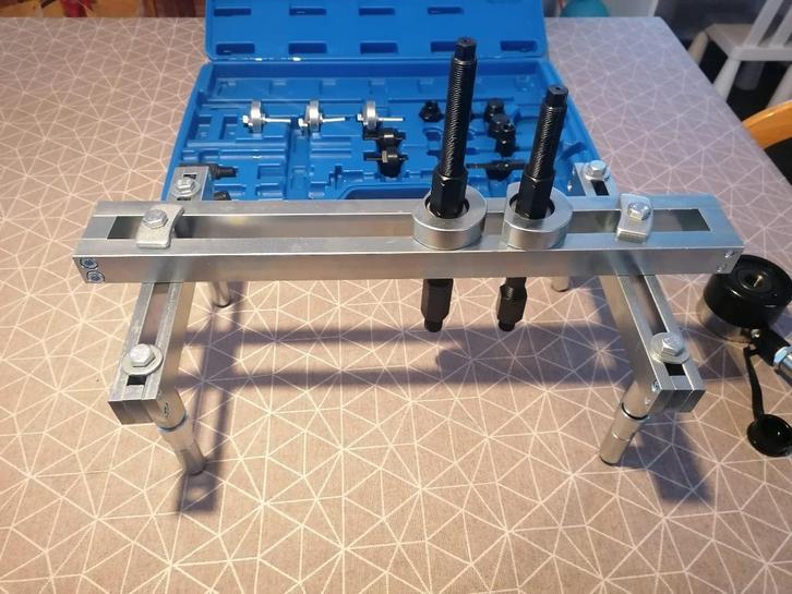 Hydraulische injector trekker 10 ton met brug LUXE versie GR, Auto diversen, Autogereedschap, Nieuw, Verzenden