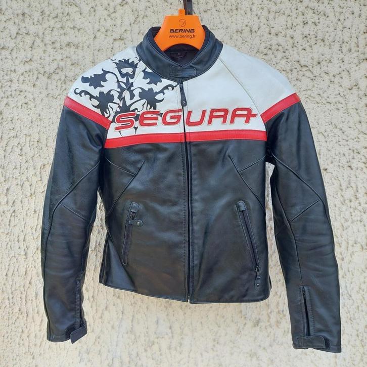 LEREN JAS FURYGAN LADY BAROC  M 2 KNOX PROTECTIES + LINNER, Motoren, Kleding | Motorkleding, Jas | leer, Dames, Tweedehands, Ophalen of Verzenden