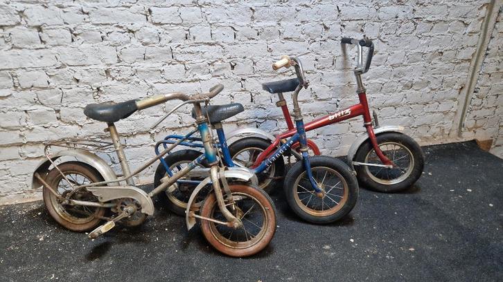 Lot van 3 kinderfietsjes met ballonbandjes, samen 90euro, Fietsen en Brommers, Fietsen | Kinderfietsjes, Gebruikt, Minder dan 16 inch
