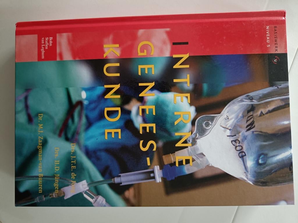 J.T.E. de Jong - Interne geneeskunde, Livres, Science, Enlèvement ou Envoi