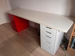 Bureau Ikea Lagkapten / Alex 200 x 60, Huis en Inrichting, Bureaus, Ophalen, Gebruikt, Bureau