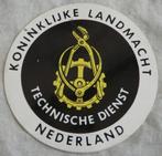 Sticker, Technische Dienst, RTT, KL (Nr.6), jaren'80.(Nr.1), Collections, Autres types, Armée de terre, Enlèvement ou Envoi