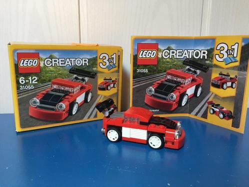 Lego Creator 3 In 1 31055 Rode Racewagen, Enfants & Bébés, Jouets | Duplo & Lego, Comme neuf, Lego, Ensemble complet, Enlèvement ou Envoi