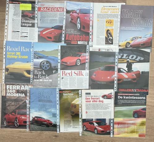 FERRARI 360 - LES ARTICLES, Livres, Autos | Brochures & Magazines, Ferrari, Enlèvement ou Envoi