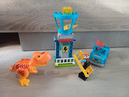 Duplo T-rex toren 10880, Kinderen en Baby's, Speelgoed | Duplo en Lego, Gebruikt, Duplo, Complete set, Ophalen of Verzenden