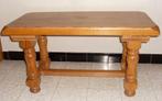 Massief eikenhouten woonkamertafel, Ophalen, 100 tot 150 cm, 50 tot 75 cm, Eikenhout