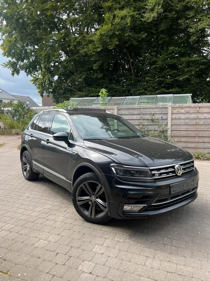 Volkswagen Tiugan 3x Line 2017, Autos, Volkswagen, Particulier, Tiguan, 4x4, Diesel, Euro 6, Noir, Carnet d'entretien, Enlèvement