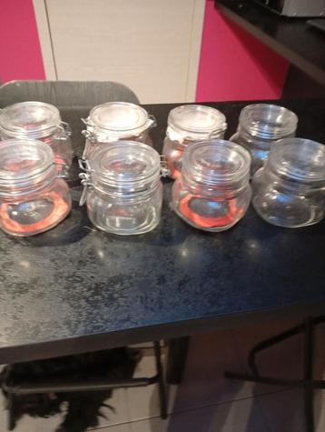 9 potjes om te steriliseren of te conserveren  beschikbaar voor biedingen