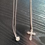 2 antieke religieuze hangertjes  zilver, Ophalen