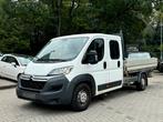 CITROEN JUMPER DUBBELE CABINE 2.2 DIESEL EURO5 7ZIT, Auto's, Bestelwagens en Lichte vracht, Voorwielaandrijving, Stof, Zwart, 4 cilinders