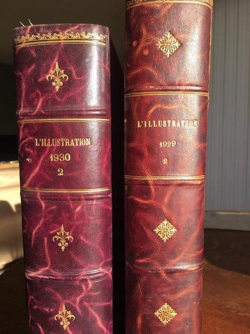 Illustrations, met lederen rug ingebonden jaar-edities beschikbaar voor biedingen
