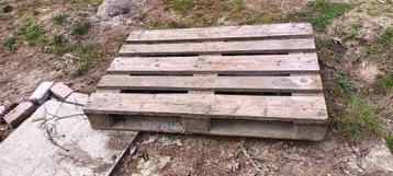 7 europallets, Doe-het-zelf en Bouw, Hout en Planken, Ophalen, Gebruikt, Pallet