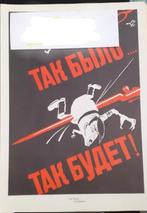 Affiches WW2+Propagande URSS+Dolgorukov+Hitler caricature, Collections, Objet d'art, Armée de terre, Enlèvement ou Envoi