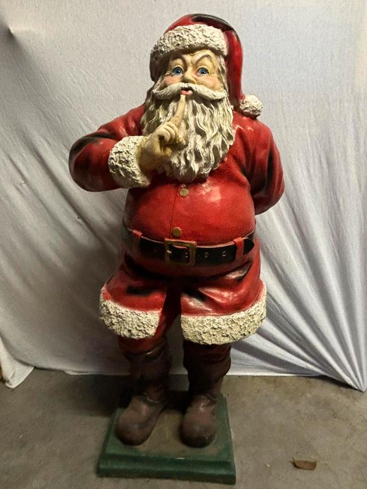 Polyestere kerstman, Diversen, Kerst, Gebruikt, Ophalen