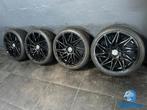 7mm! VW Caddy 20 inch Keskin zwarte velgen 5x112 winterbande, Gebruikt, Banden en Velgen, 235 mm, Personenwagen