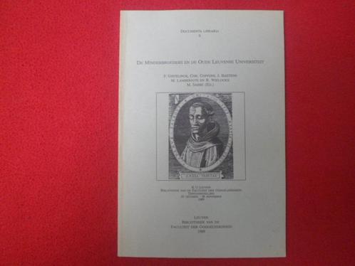 De Minderbroeders en de Oude Leuvense Universiteit, Livres, Histoire & Politique, Comme neuf, Enlèvement ou Envoi