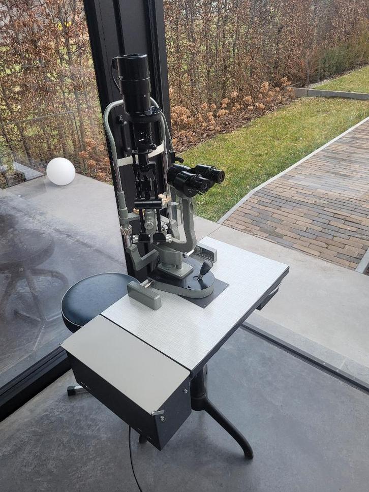 Authentieke Haag Streit lamp - ophtalmologische lamp, Diversen, Overige Diversen, Gebruikt, Ophalen