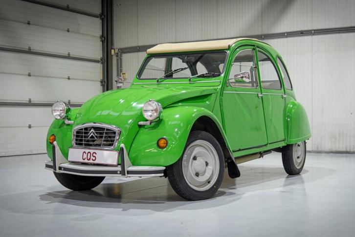 Citroën 2CV6 - 1978 - 1 Jaar Garantie, Auto's, Citroën, Bedrijf, Te koop, 2CV, Benzine, Cabriolet, 4 deurs, Handgeschakeld, Groen