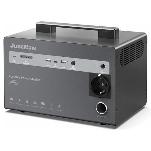 460wh 600w draagbare justnow batterij, Caravans en Kamperen, Kampeergereedschap, Zo goed als nieuw, Ophalen of Verzenden