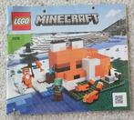 Lego minecraft vossenhuis, Complete set, Gebruikt, Ophalen of Verzenden, Lego