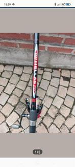 Prachtige karperhengel, nieuw, nooit gebruikt, Ophalen, Zo goed als nieuw