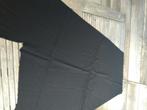 Coupon Van Zwarte Stof (Zie Uitleg)., Zwart, Nieuw, Ophalen of Verzenden, 30 tot 120 cm
