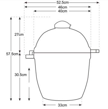 Kamado BBQ compact beschikbaar voor biedingen