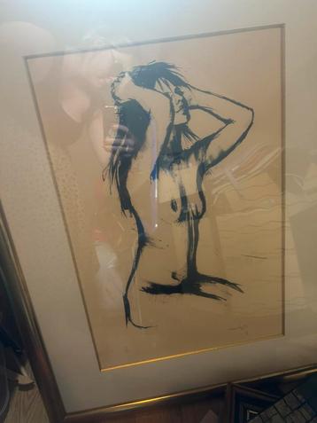 Schilderij naakte vrouw beschikbaar voor biedingen