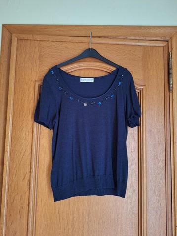 blouse bleu cobalt T38/40 - "inspirations" beschikbaar voor biedingen