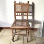 Antieke rieten stoel met handvat, Antiek en Kunst, Ophalen