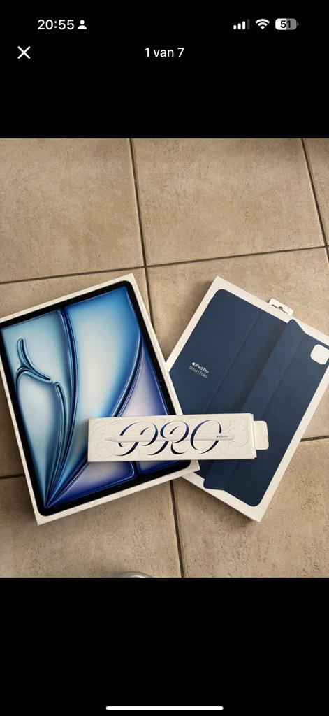 Apple Ipad Air 13inch (M2) WIFI 256GB blue, Computers en Software, Apple iPads, Apple iPad, Ophalen