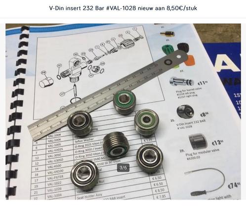 V-Din 232 Bar Insert #VAL-1028 nieuw 8,50€/stuk - Ecocheques, Watersport en Boten, Duiken, Nieuw, Duikfles, Ophalen of Verzenden
