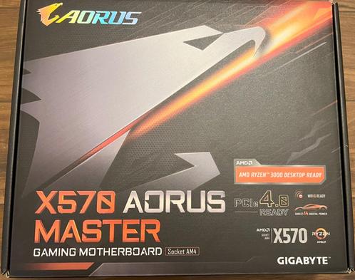 AMD 3900X + MB Gigabyte Aorus X570 Master + 64GB DDR4, Informatique & Logiciels, Ordinateurs de bureau, Utilisé, 3 à 4 Ghz, 64 GB ou plus