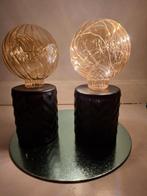 2 LAMPEN., Rond, Ophalen of Verzenden, Zo goed als nieuw, Minder dan 25 cm