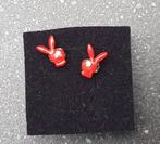Oorstekers playboy Rode oorringen van Playboy, Handtassen en Accessoires, Verzenden, Rood, Knopjes of Stekers