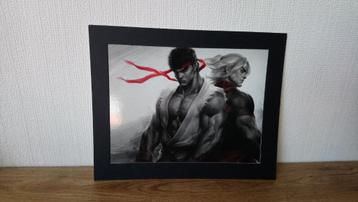 Street fighter art card Capcom Ken & Ryu beschikbaar voor biedingen