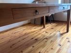 Table en teck massif 2 tiroirs pour 10 personnes, Ophalen, Gebruikt, Overige kleuren, Bois teck