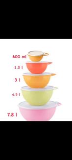 Nieuwe superkommen set van tupperware, Ophalen of Verzenden, Nieuw