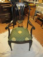 Zeer fijne zetel fauteuil stoel engelse coloniale stijl, Antiek en Kunst, Ophalen