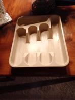 vintage beige bestekbak, Huis en Inrichting, Keuken | Bestek, Ophalen of Verzenden, Gebruikt