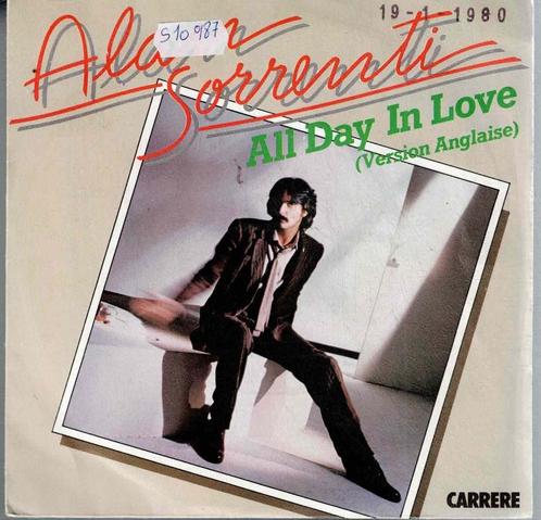 Vinyl, 7"   -   Alan Sorrenti – All Day In Love / Tu Sei L'u, Cd's en Dvd's, Vinyl | Overige Vinyl, Overige formaten, Ophalen of Verzenden