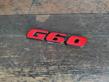 Embleem/ G60 Volkswagen Golf 2/ Corrado G60/ NIEUW!!!!   beschikbaar voor biedingen