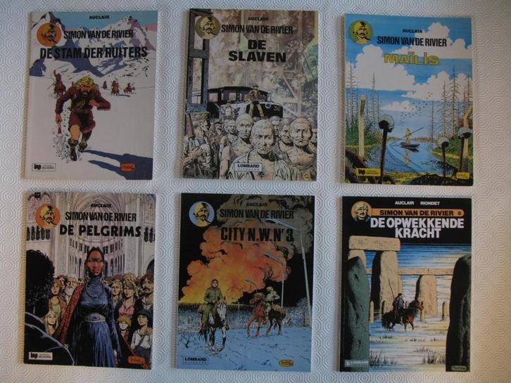 Simon Van De Rivier, complete reeks, Boeken, Stripverhalen, Zo goed als nieuw, Complete serie of reeks, Ophalen of Verzenden