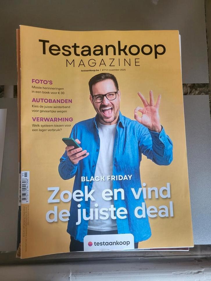 41x Testaankoop, Budget&Recht en Gezond

(Jaar '24 en '25), Boeken, Tijdschriften en Kranten, Zo goed als nieuw, Ophalen of Verzenden